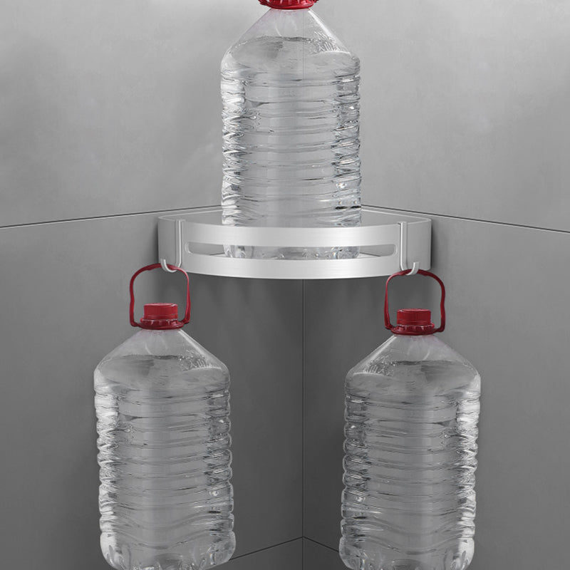 Modern Silver Bathroom Accessories Set with Rust Protection