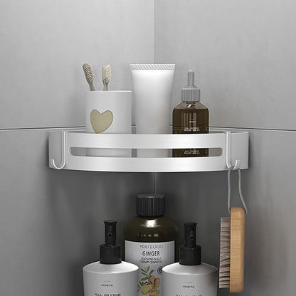 Modern Silver Bathroom Accessories Set with Rust Protection