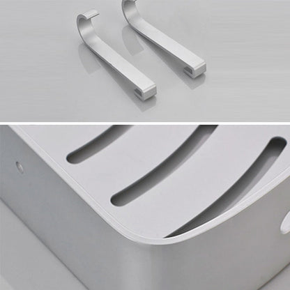 Modern Silver Bathroom Accessories Set with Rust Protection