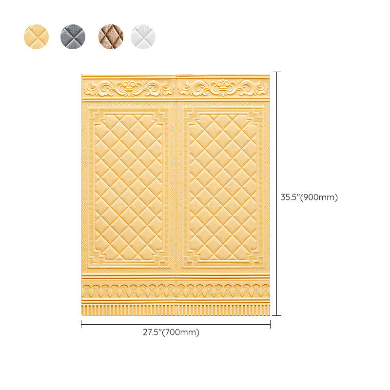 Contemporary 3D Plastic Back Wall Panels – Waterproof Design