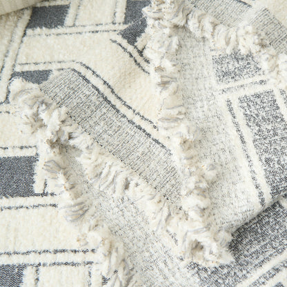 Cozy Throw Blanket – Soft Crosshatch Chenille Sofa Protector