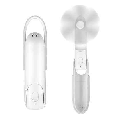 Mini USB Rechargeable Handheld Fan | 3-in-1 with Flashlight & Power Bank