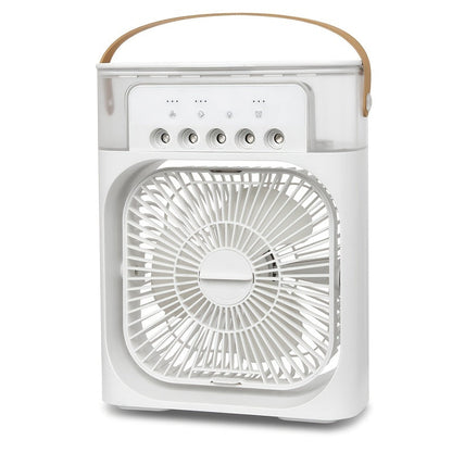 Compact Personal Air Cooler with 3 Speed Settings and 5 Spray Heads