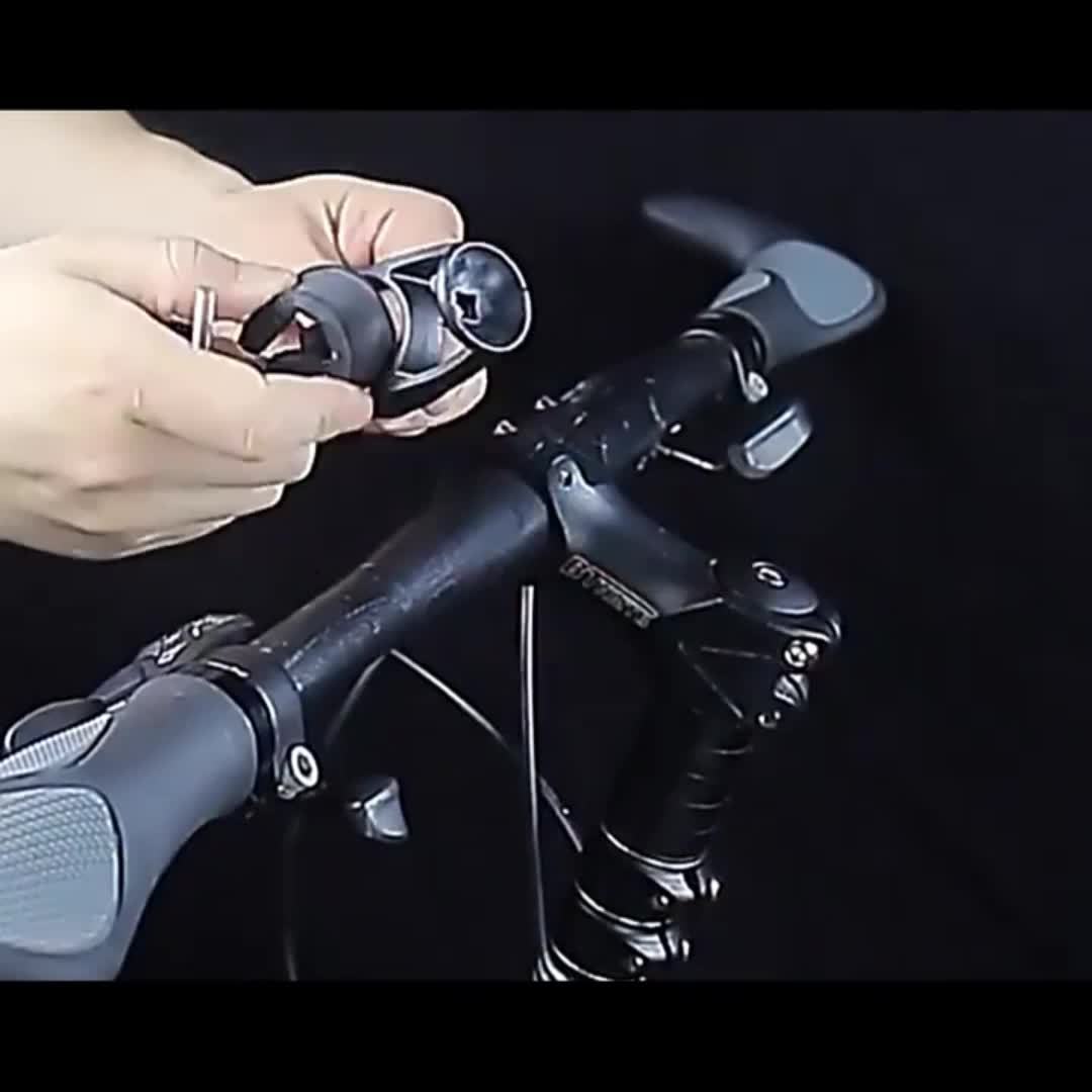 Waterproof Bicycle and Motorcycle Phone Mount – 360° Rotation for 4.5–6.4 inch Devices