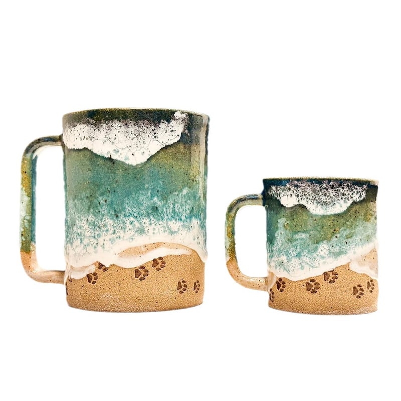 50% Off | 3D Printed Coastal Line Ceramic Coffee Mug