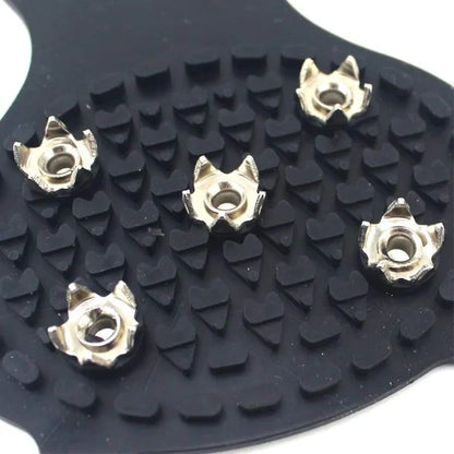 Anti-Slip Spikes for Snow | 5-Tooth Steel Traction | Rubber & Manganese Steel