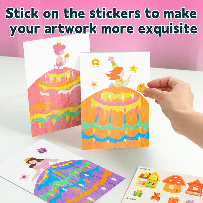 VibrantArt – 20-Piece Rainbow Scratch Art Set
