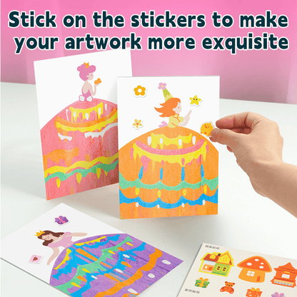 VibrantArt – 20-Piece Rainbow Scratch Art Set