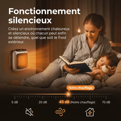 800W Low Energy Portable Electric Heater
