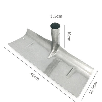 Heavy-Duty Farm Scraper & Snow Shovel | Steel Blade for Manure, Snow & Yard Cleaning