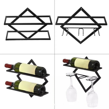 Elegant Wine Rack for Space Saving and Showcasing Your Collection