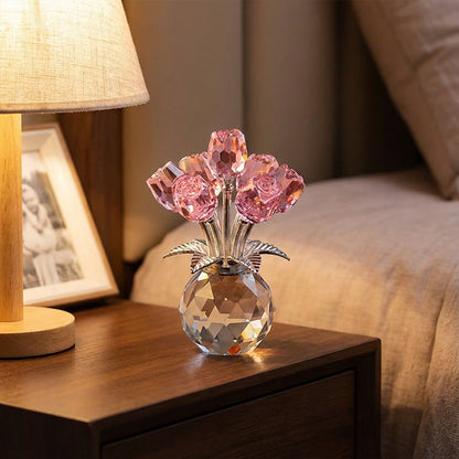 Timeless Sparkling Crystal Rose that Never Fades