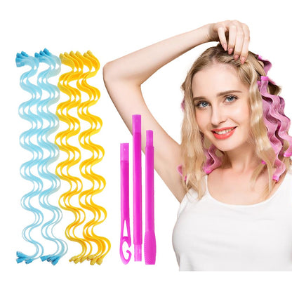 Heat-Free Curling Tool for Beautiful Curls Without Hair Damage