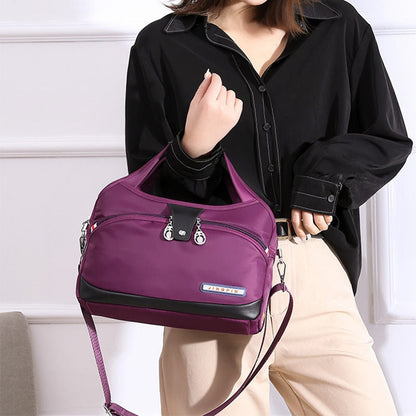 Water-Resistant Nylon Everyday Tote Bag
