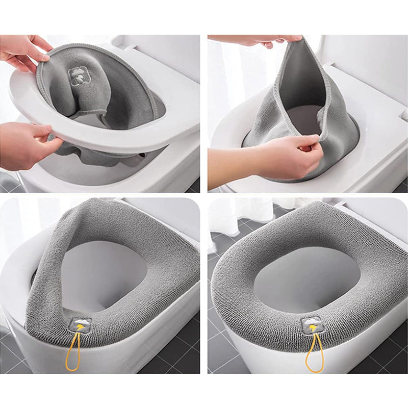 Instant Warm and Comfortable Toilet Seat Cushion