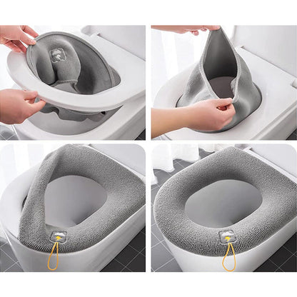 Instant Warm and Comfortable Toilet Seat Cushion
