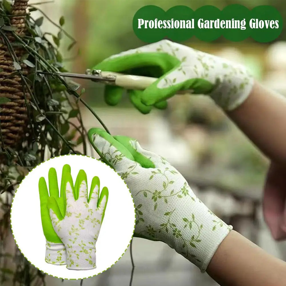 Breathable & Non-Slip Garden Gloves with Latex Foam | One Size