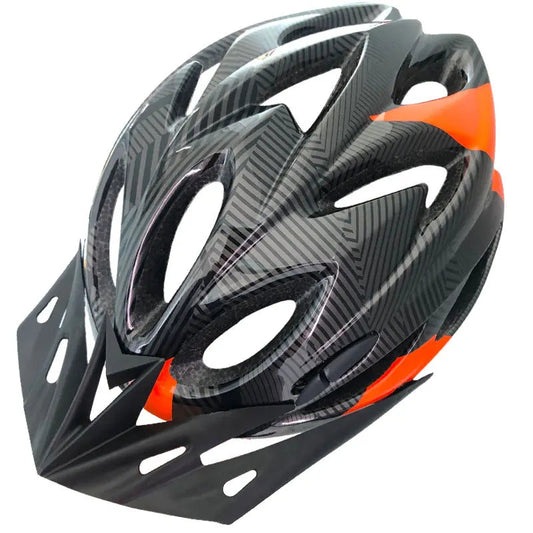 Adult Bike Helmet - Lightweight MTB Safety Gear - Adjustable Size 54-61 cm