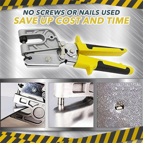 Effortless Metal Connector Tool | One-Handed Crimping Pliers