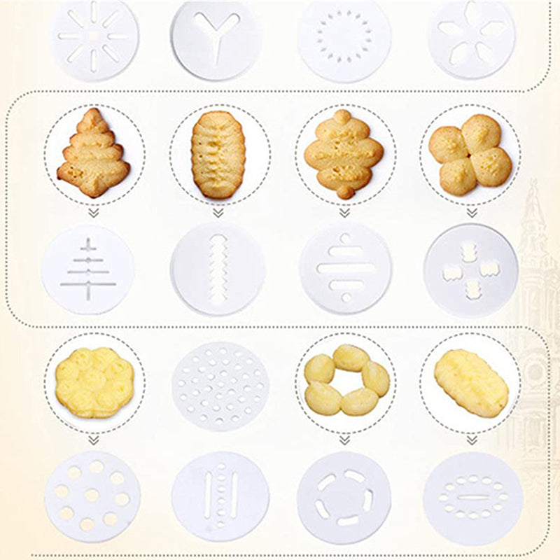 Cookie Press for Easy and Precise Decorating of Cakes and Cookies