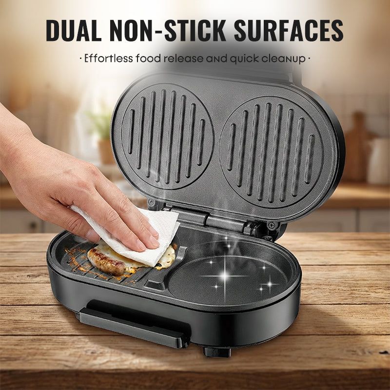 Double Breakfast Maker - Quickly Prepare Two Delicious Meals Every Morning