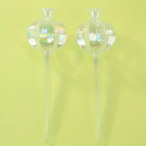 Self-Watering Plant Globes – Glass Set of 2 for Indoor and Outdoor Use