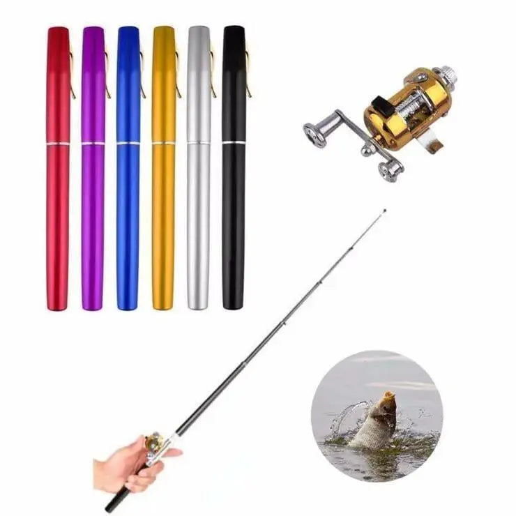 Compact Travel Fishing Rod and Reel Set | Lightweight Aluminum Gear