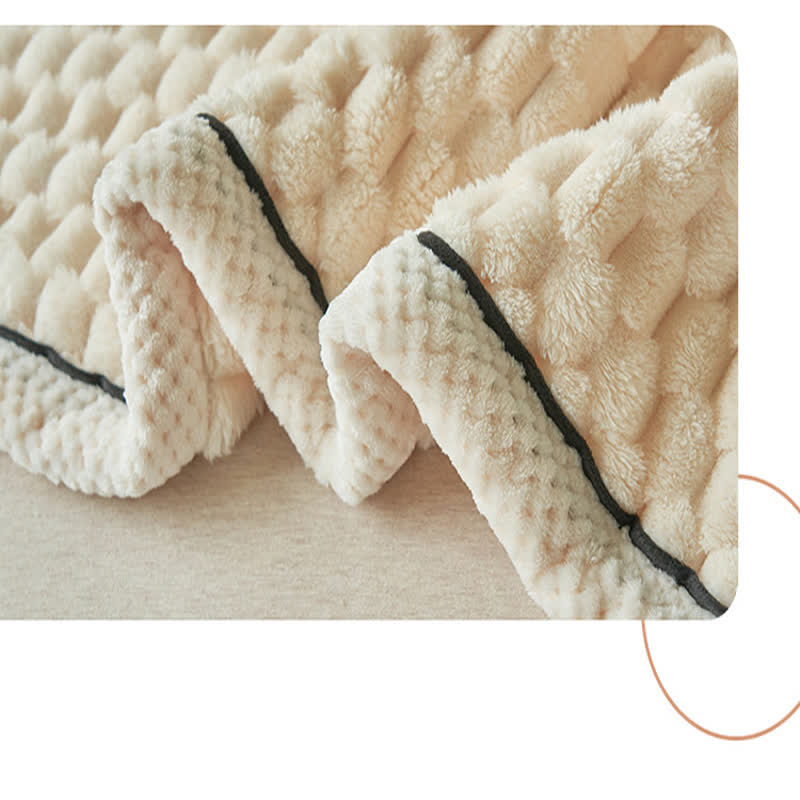 Thick Reversible Coral Fleece Blanket