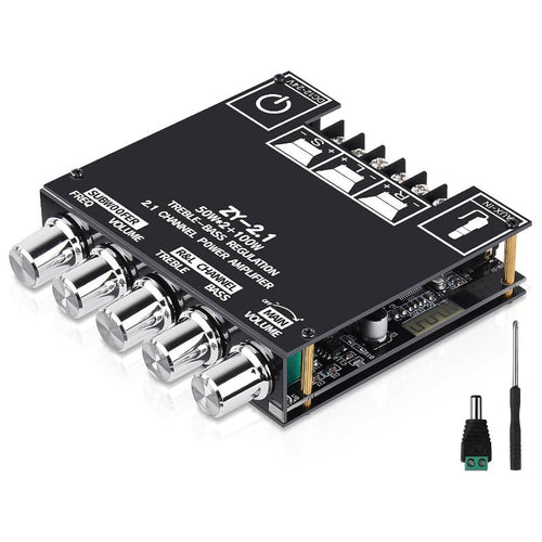 High-Power 2.1 Channel Bluetooth Audio Amplifier