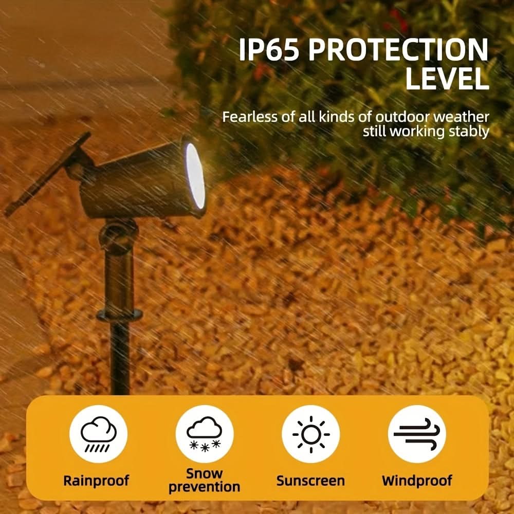 RGB Solar Spotlights for Trees and Outdoor Decoration – Set of 2