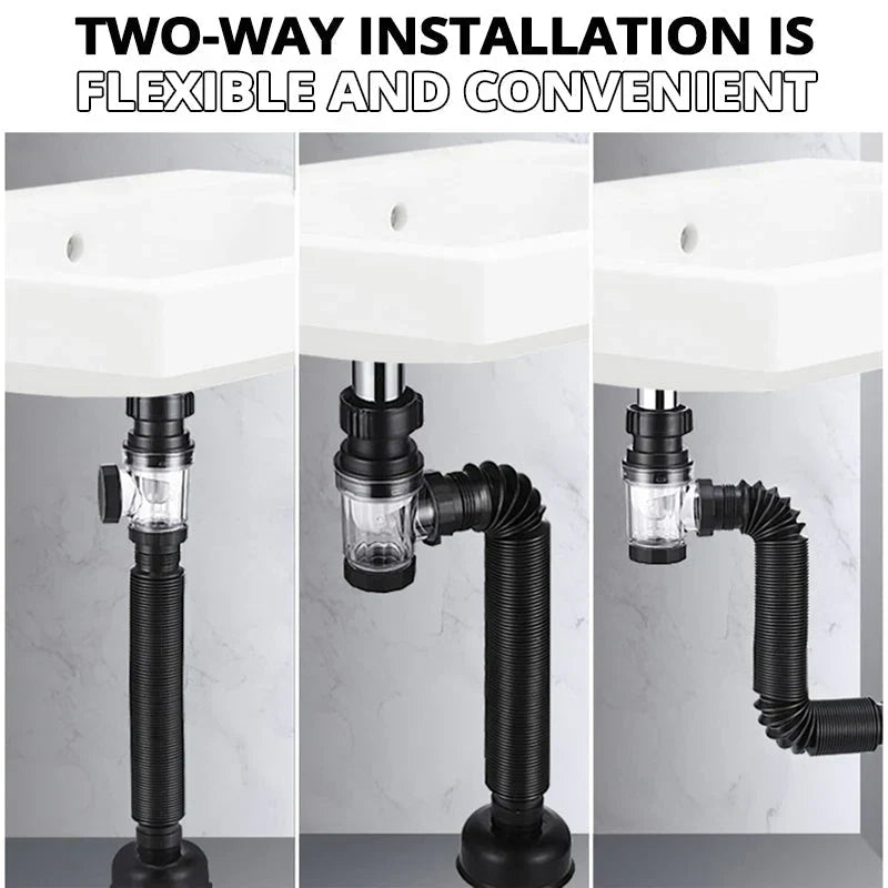 Buy One Get One Free | Odor and Clog Resistant Drain Pipes for Sinks