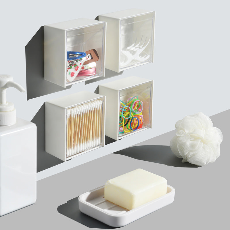 Wall-Mounted Folding Lid Storage Box