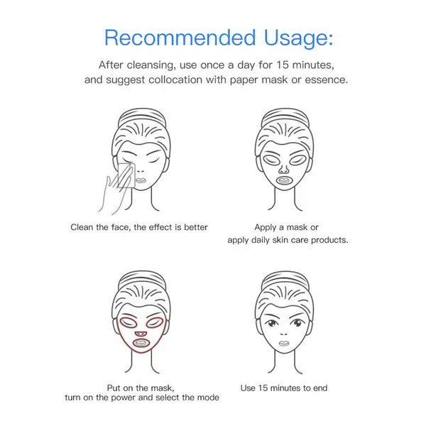 Revitalizing LED Facial Mask for Radiant Skin