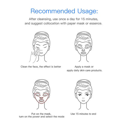 Revitalizing LED Facial Mask for Radiant Skin