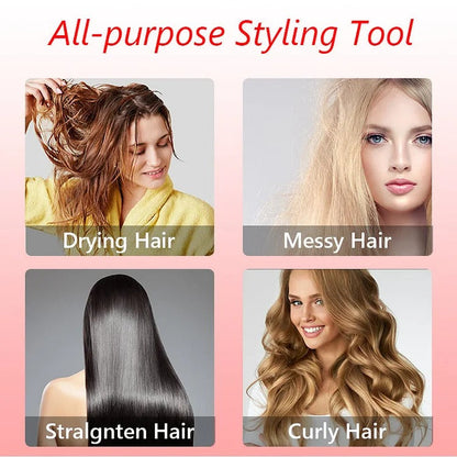 All-in-One Styling Brush for Effortless Volume and Shine