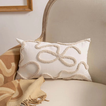 Textured Loop Yarn Pattern Pillow Covers 45x45 cm | Soft Boho and Scandi Decor