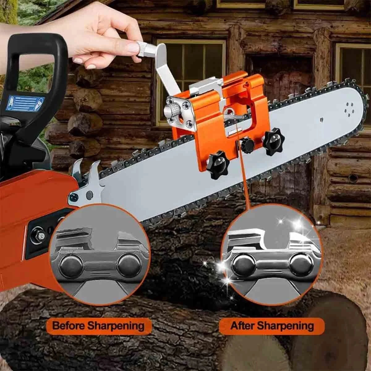 Portable Chainsaw Sharpener for Easy Use Anytime, Anywhere