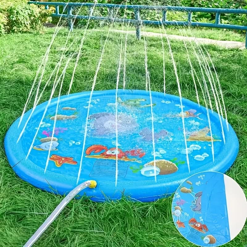 Large Water Play Mat for Fun Splashing Activities