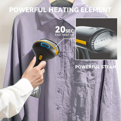 Portable Steamer Pro 1500W | Rapid Heat & Powerful Steam | Travel-Friendly Design