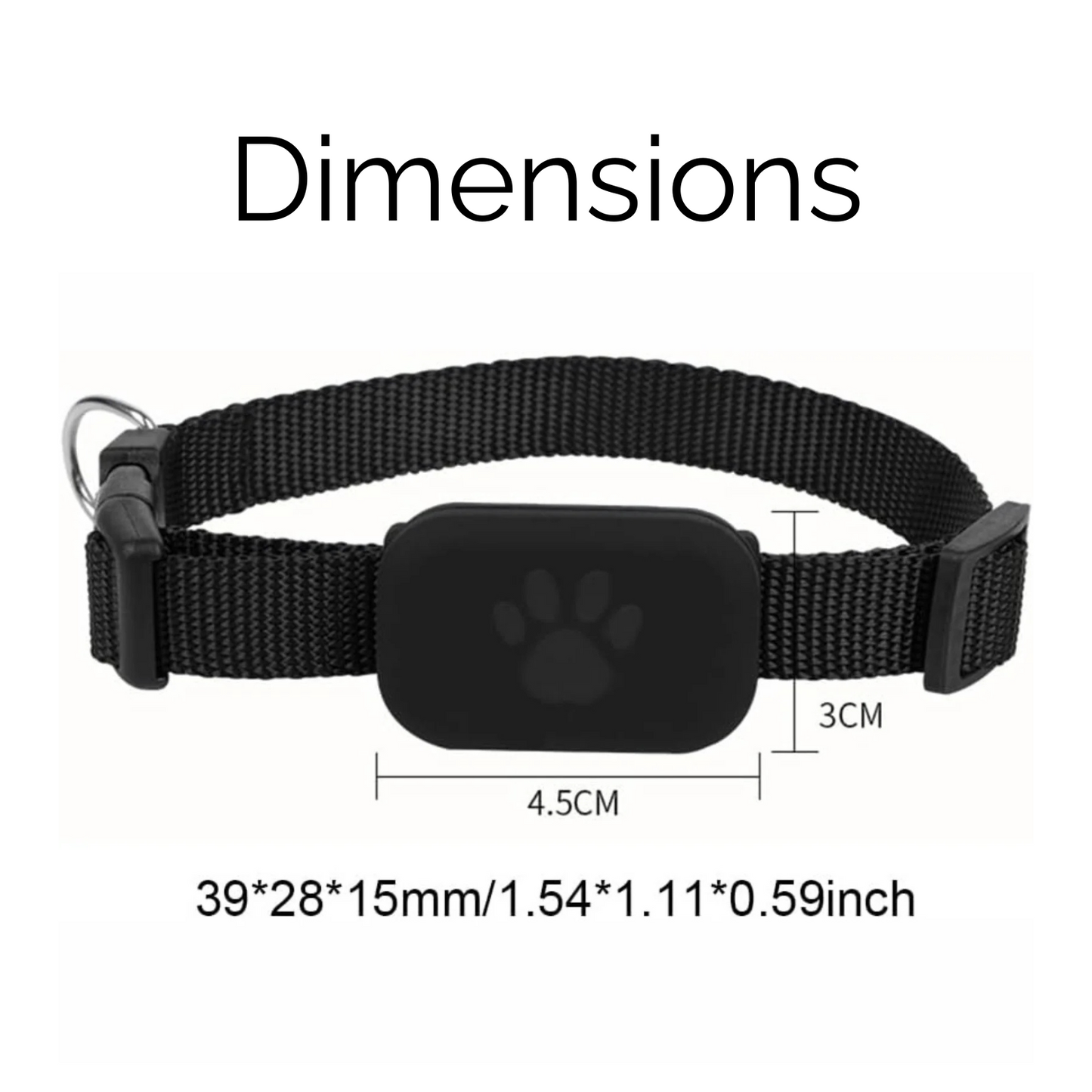 Mini Animal Tracker – Bluetooth Collar for Dogs and Cats