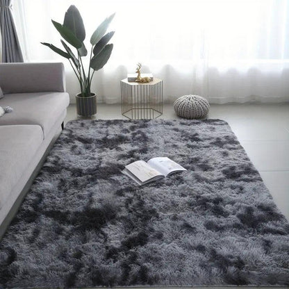 Soft Area Rug | Plush & Non-Slip | Tie-Dye Pattern | 31x47 inches