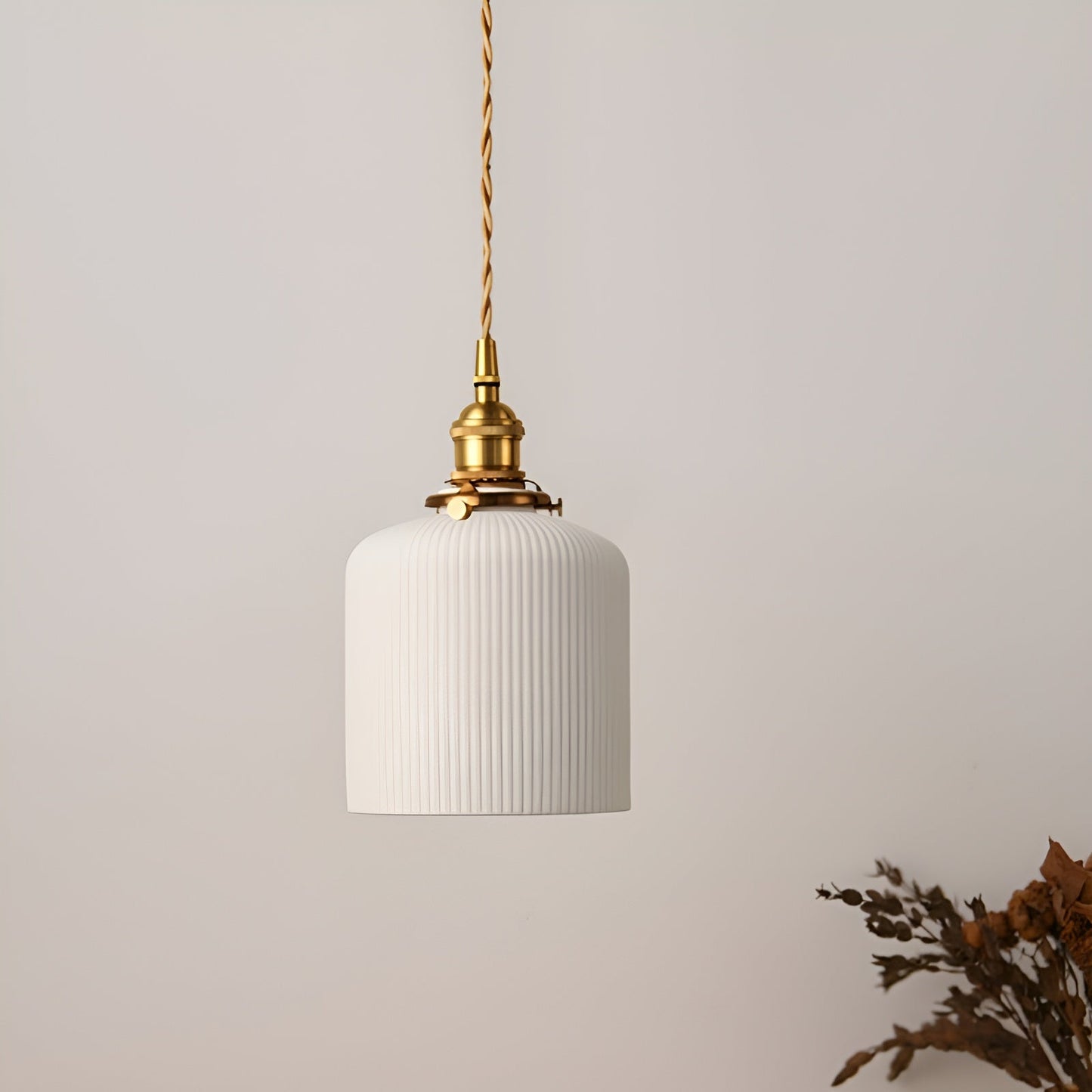 Vintage Ceramic Glass Pendant Lamp - AmberZen Light