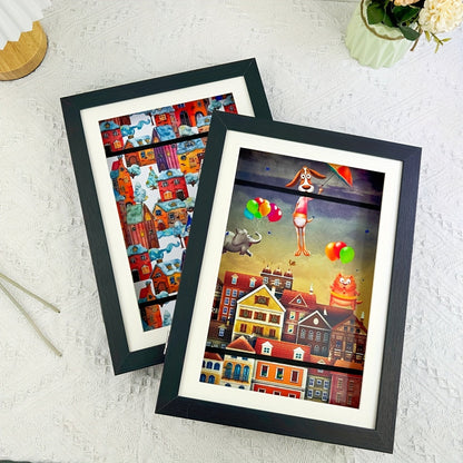 Magnetic Photo and Drawing Frame for Artwork Display