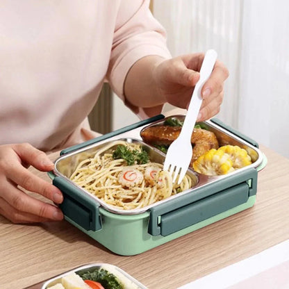 Travel and Work Lunch Container with Portable Heating Function