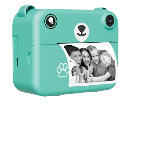 Compact Instant Camera for Kids - 1080P HD, Photo & Video, Includes Print Paper & USB Charger