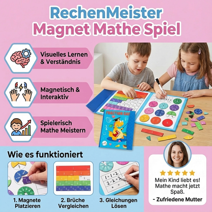 Magnetic Math Game for Kids - Counting and Calculation Board