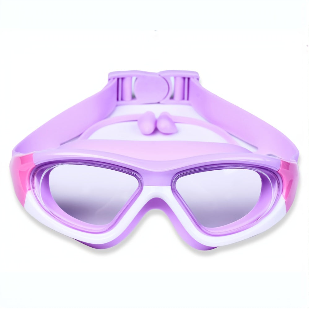 Kids' Swim Goggles with Oversized Frame – Comfortable & Anti-Fog for Fun