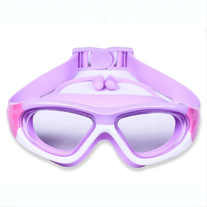 Kids' Swim Goggles with Oversized Frame – Comfortable & Anti-Fog for Fun