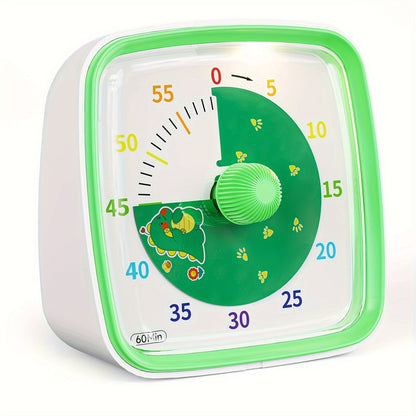Visual Countdown Timer for 60 Minutes – Rainbow Time Management for Work, Study, and Home
