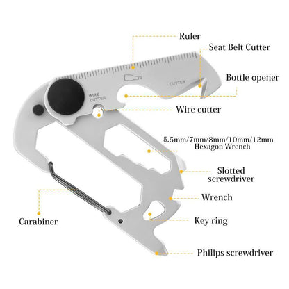 Compact 12-in-1 Travel Tool - Always Ready